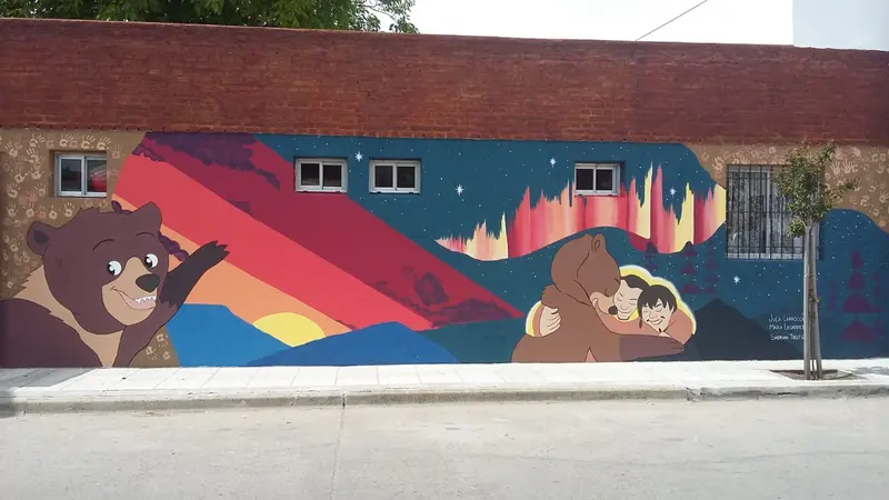 Mural Rinconcito del Carmen, Rinconcito del Carmen, Azul