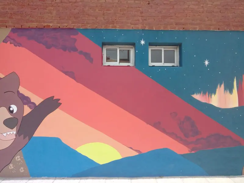 La transición del atardecer al cielo nocturno